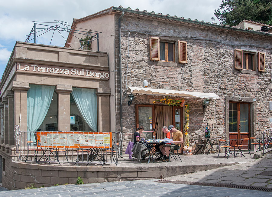 ristorante la terrazza sul borgo montecatini val di cecina